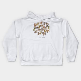 french bulldog gang Kids Hoodie